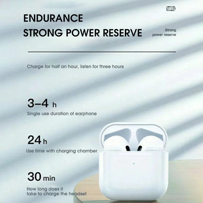 Wireless Headphones Earphone Bluetooth-compatible 5.3 Xiaomi iPhone Pro4 Earbuds