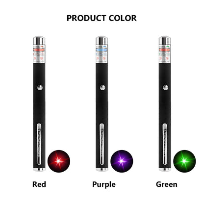 650nm 4mW Red, Green, Blue-Violet Laser Pointer Pen