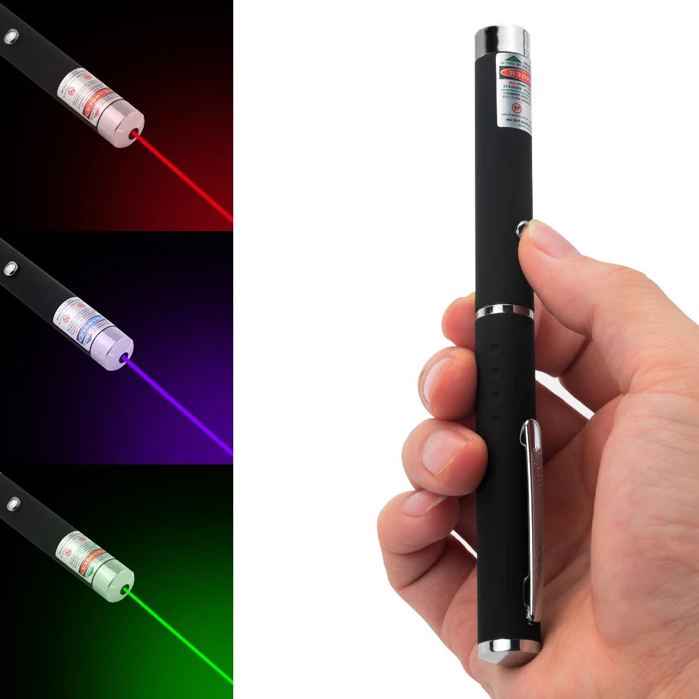 650nm 4mW Red, Green, Blue-Violet Laser Pointer Pen